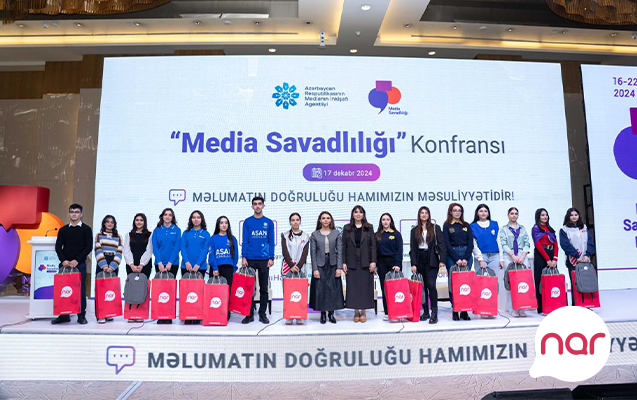 “Nar”ın tərəfdaşlığı ilə “Media Savadlılığı” Konfransı təşkil edildi